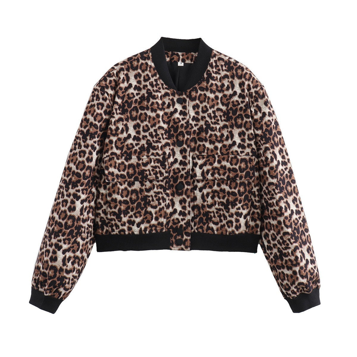 Women's Comfortable Spring Large Pocket Bomber Jackets