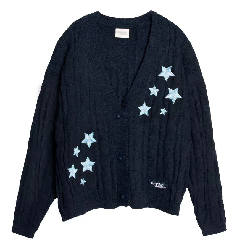 Winter Casual Retro Long Sleeve Button Knitwear