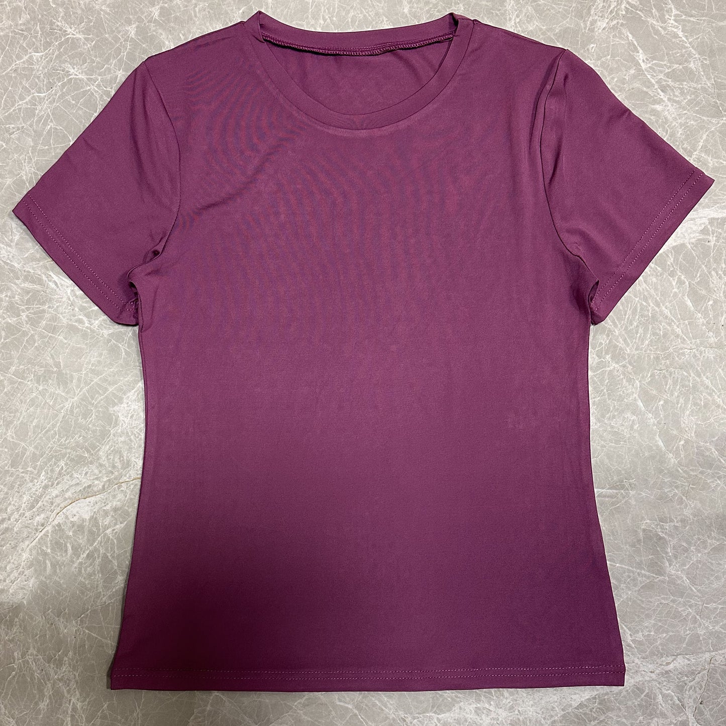 Women's Solid Color Slim Pullover Street Wear Blouses