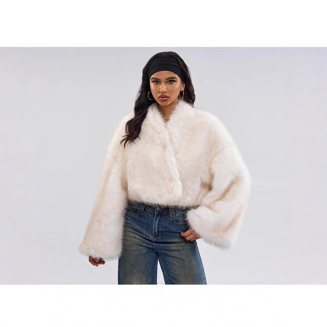 Women's Innovative Stylish Fur Niche Furry Coats