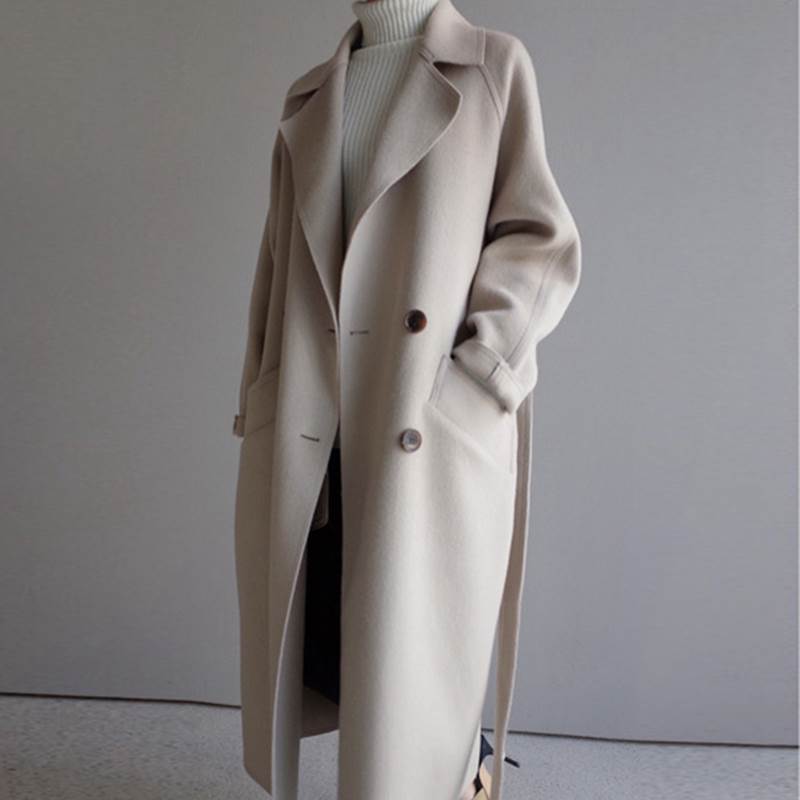 Women's Overcoat For Korean Style Long Fashion Coats