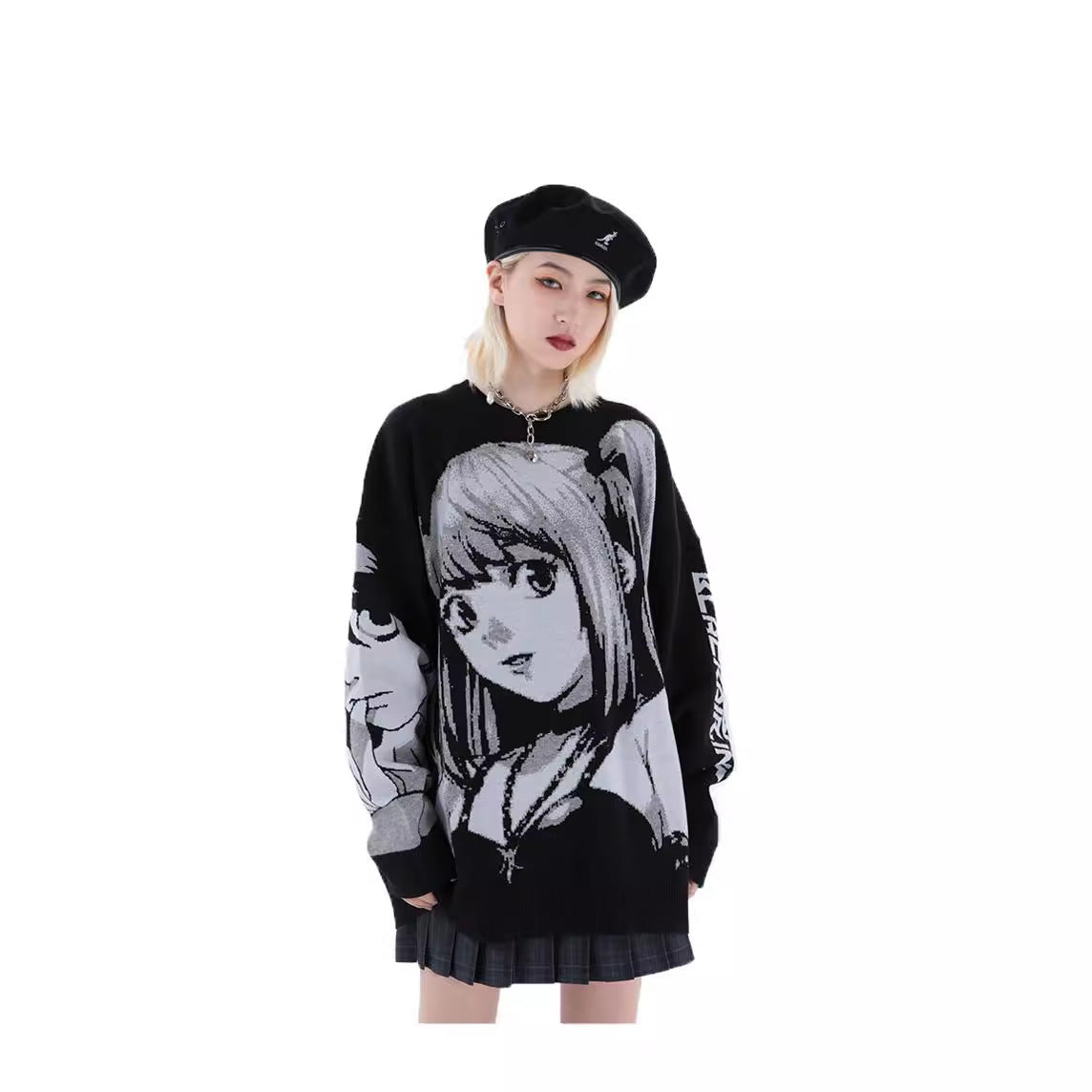 Women's & Men's & Source Two-dimensional Hip Hop Loose Sweaters