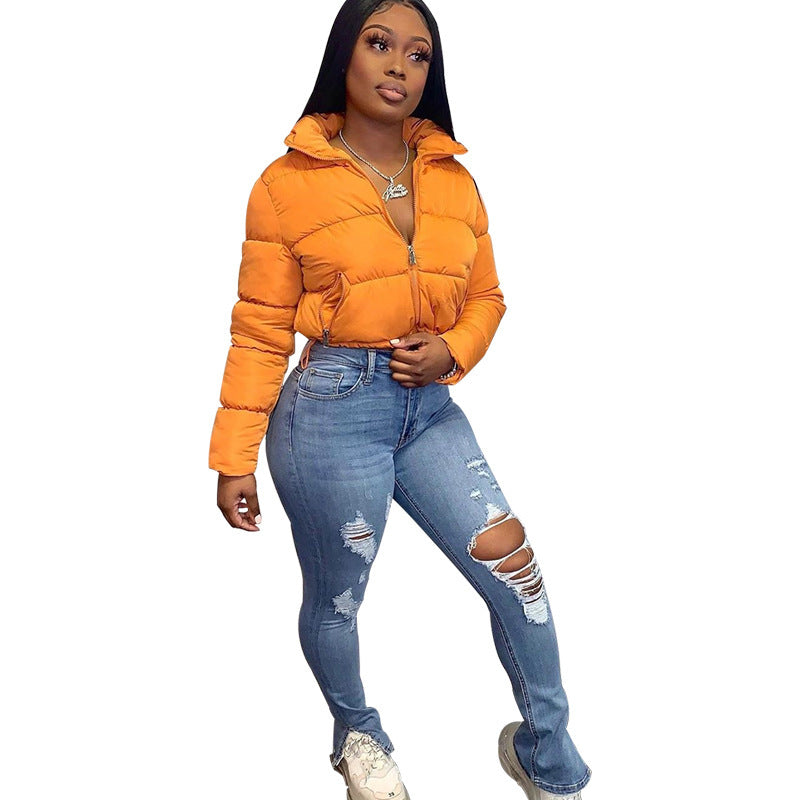 Women's Fashion Cotton Clothes Tide Thick Warm Coats