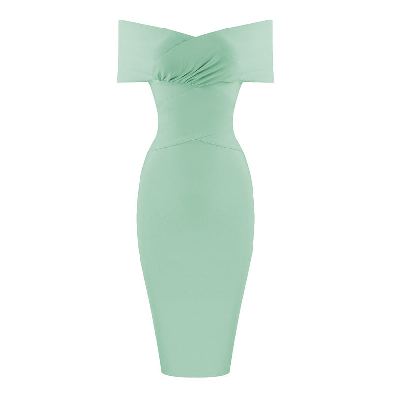 Bandage Dress High Waist Tight Elegant Dresses