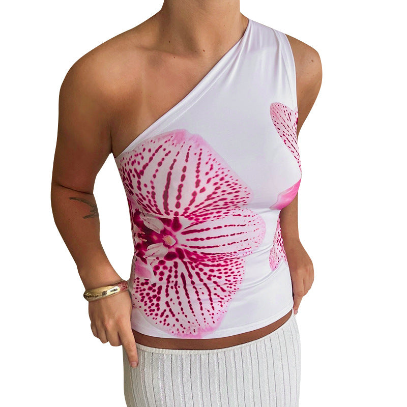 Women's Summer Printed Casual Versatile T-shirt Blouses