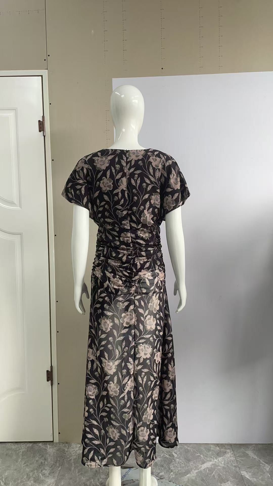 Women's Creative Summer Collar Printed Dress Dresses