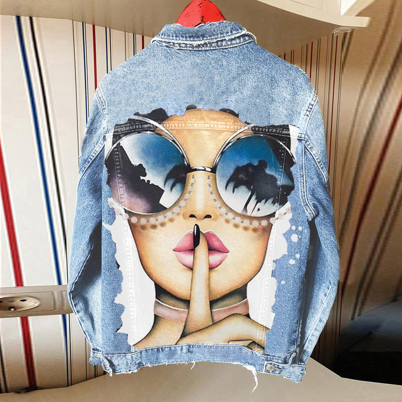 Women's Cool Elegant Urban Casual Denim Jackets