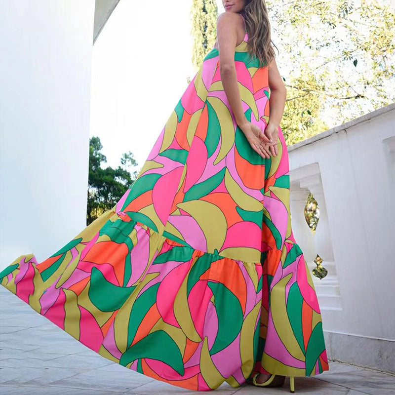Commute Style French Long Dress Deep Dresses