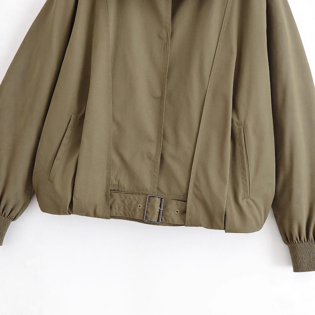 Durable Pretty Summer Buckle Pilot Loose Coats