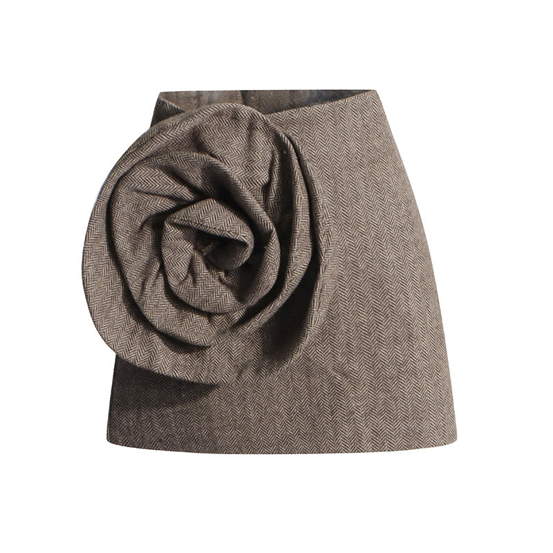 Women's Waist A- Line Unique Design Stitching Skirts