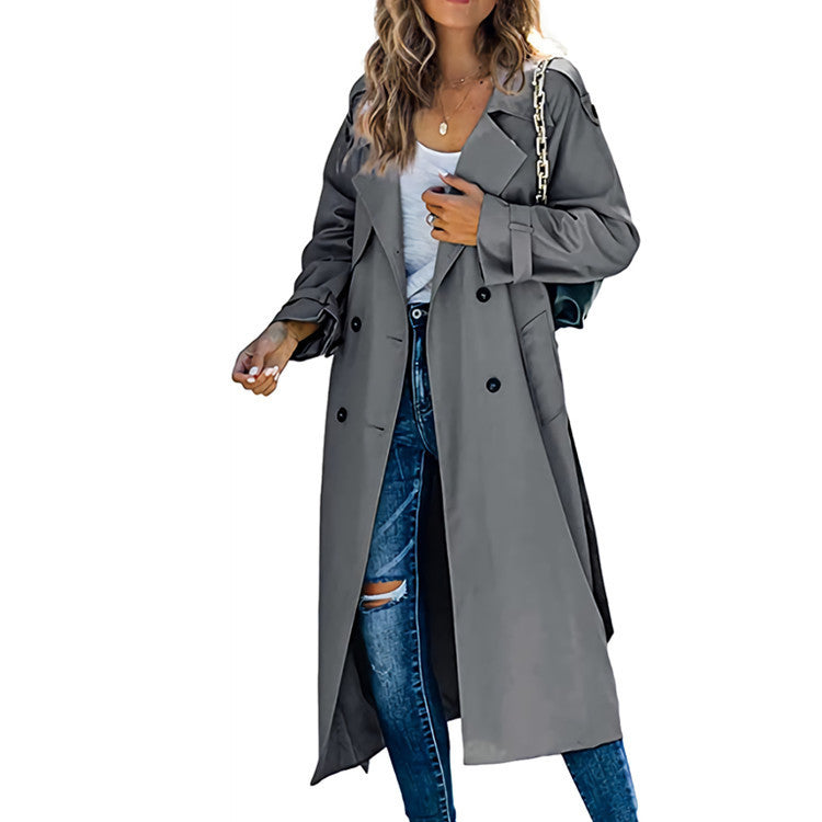 Women's Slouchy Winter Autumn Trench Overcoat Coats