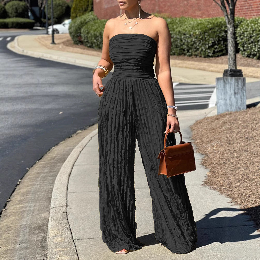 Cross Mirror Solid Color High Waist Suits