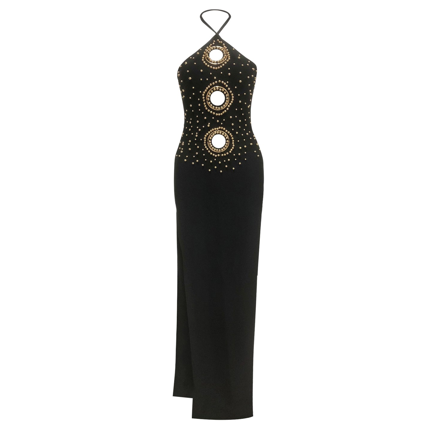 Women's Bandage Sleeveless Rhinestone High Waist Slim Fit Slimming Party Dresses