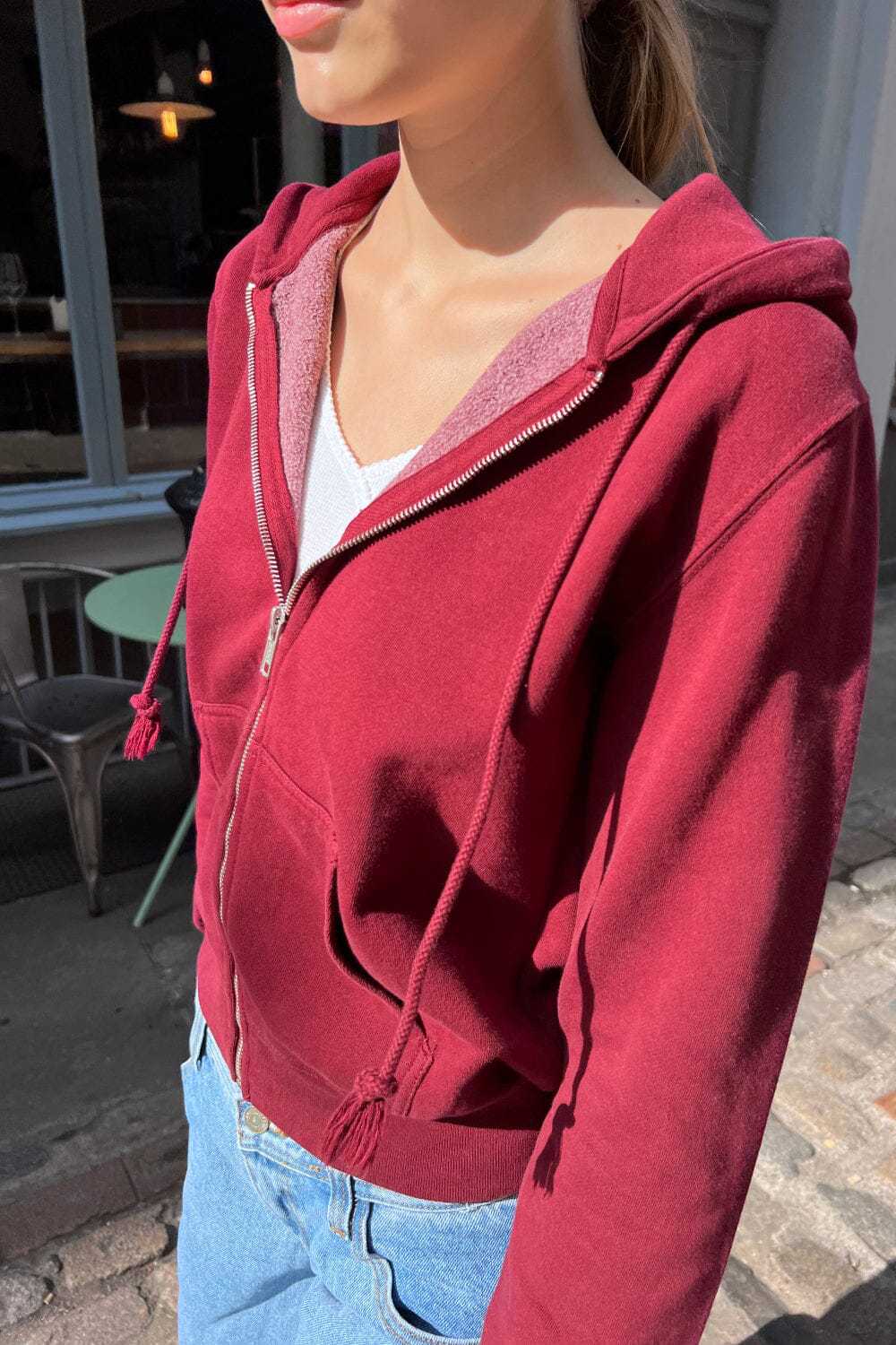 Women's With Zip Autumn Loose Trendy Hooded Long Sleeve Cardigans