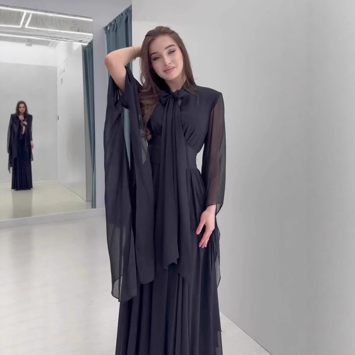 Autumn Sweet Elegant Graceful Long Sleeve Dresses