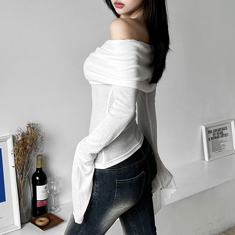 Women's Spring Solid Color Slim Fit Fashion Blouses