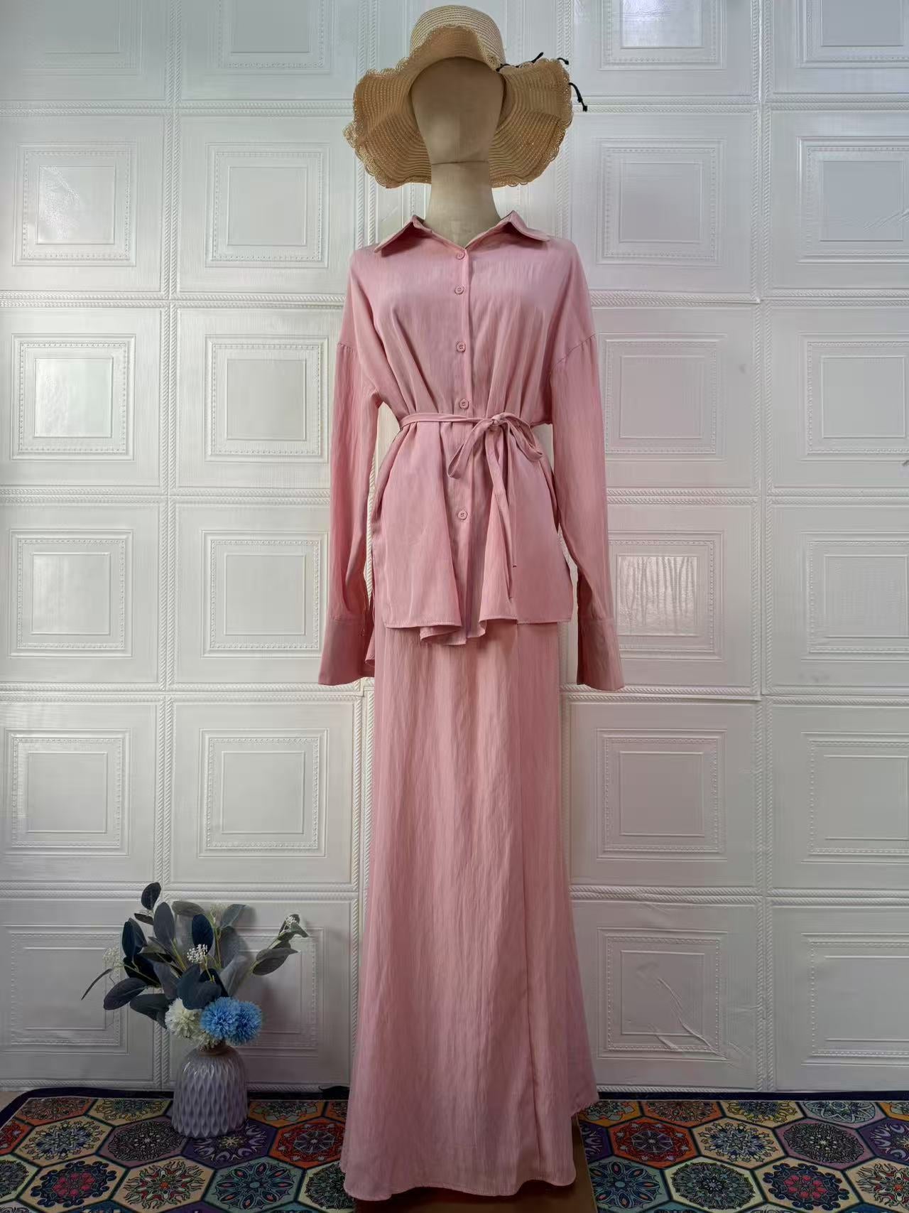 Women's Summer Elegant Soft Long Sleeve Dress Dresses