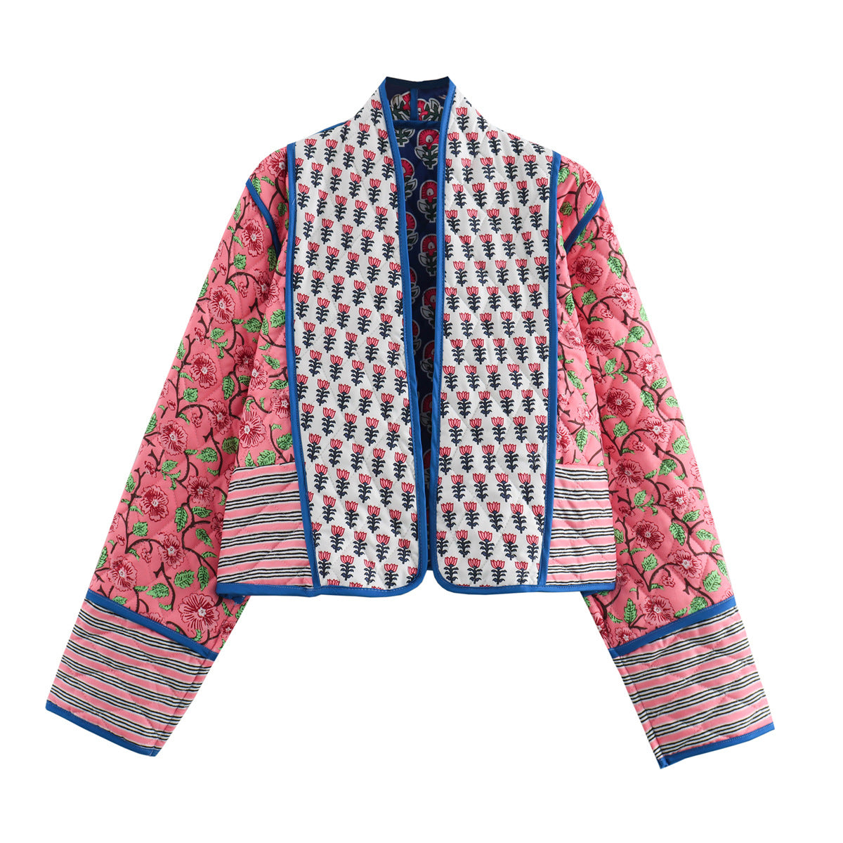 Women's Street Fashion Two-sided Wear Printed Coats