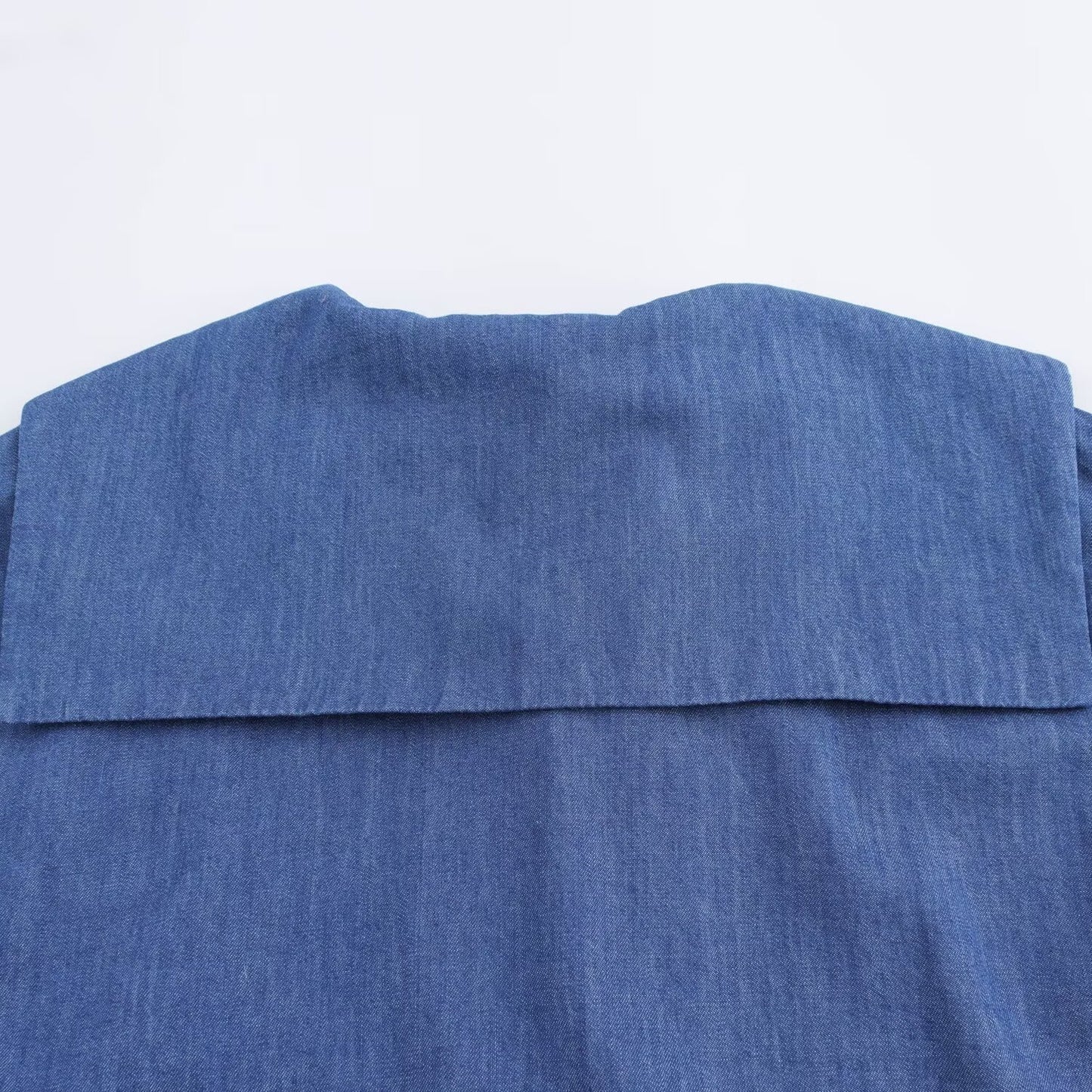 Women's Spring Street Fashion Denim Lapel Shirt Jackets