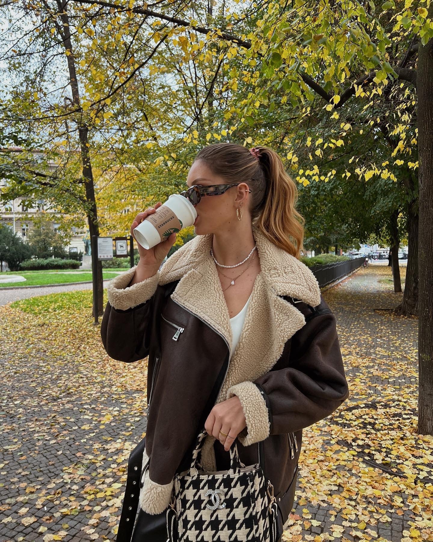 Women's French Fur Integrated Long Long-sleeved Coats