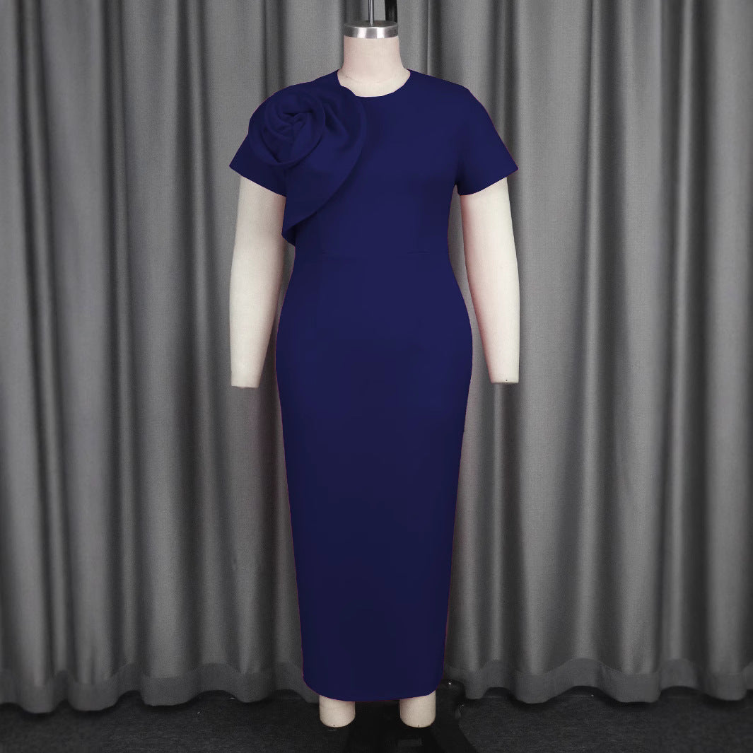 Women's Price Dress Party Solid Color Flower Dresses