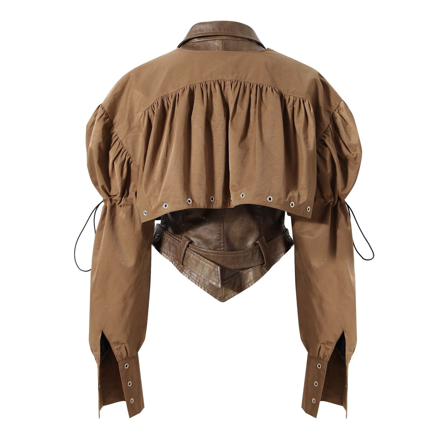 Women's Niche Design Two-piece Spring Cloak Stitching Jackets