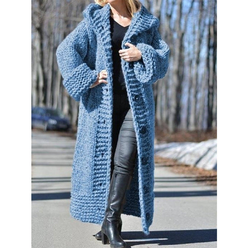 Women's Charming Classy Hooded Loose Long Sweaters