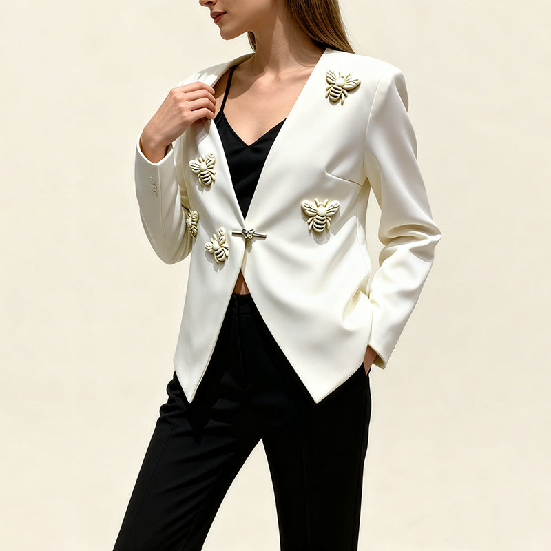 Women's Elegant British Style Small High-grade Blazers