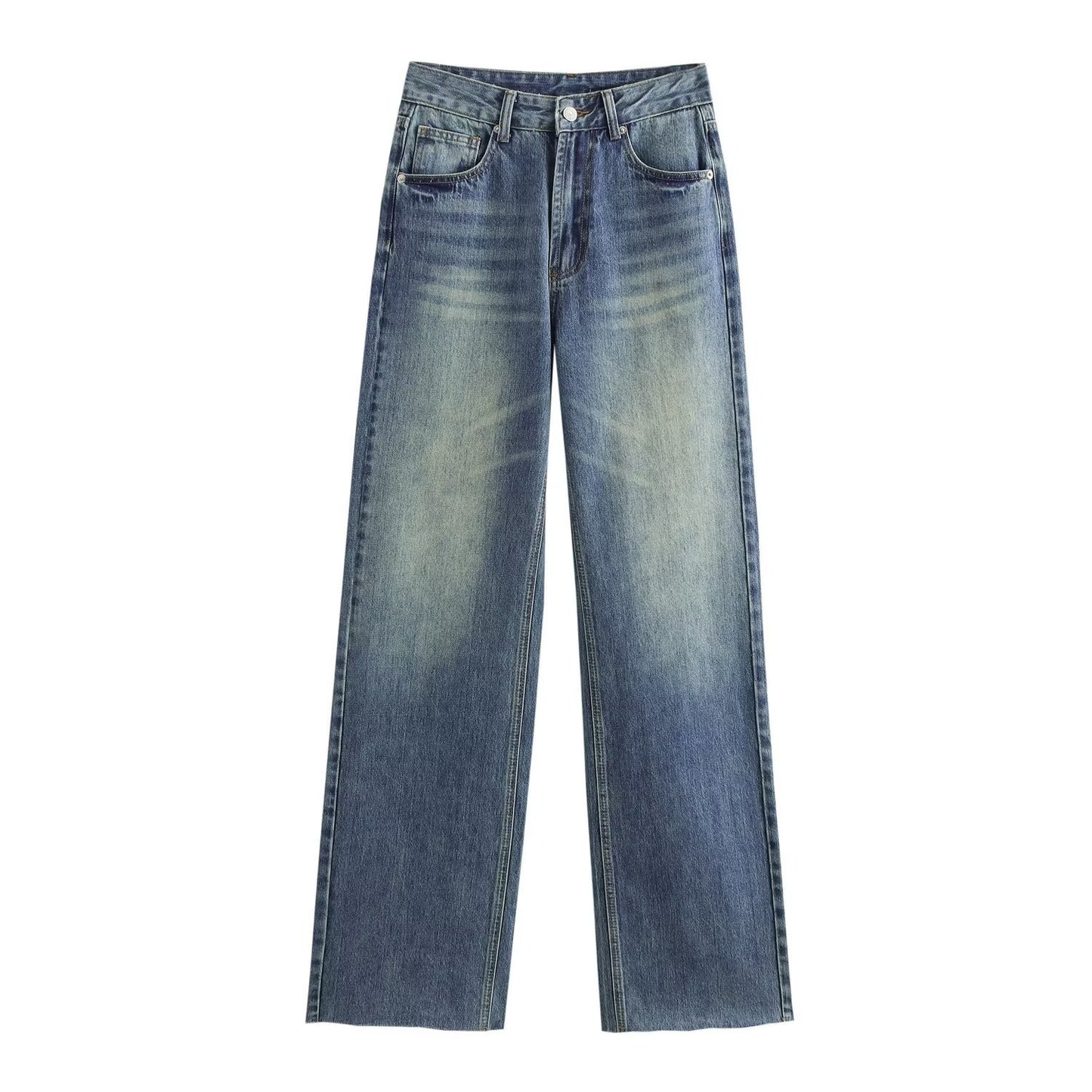 Women's Glamorous High Waist Wide Leg Jeans