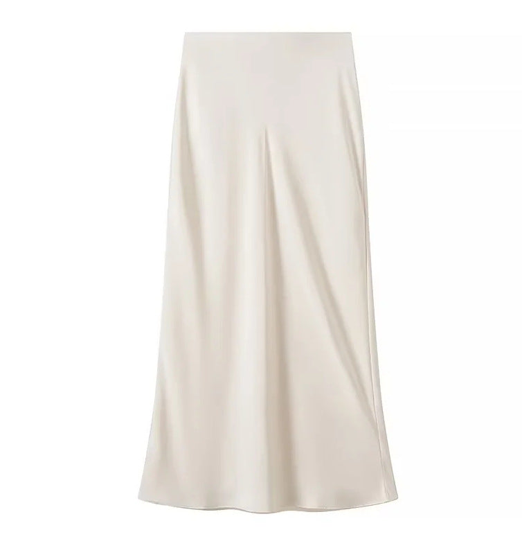 Women's Spring Fashion Bowknot Silk Satin Textured Blouses