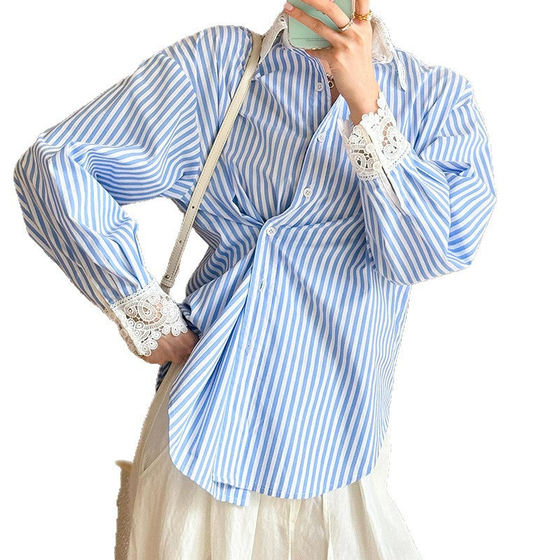 Women's Autumn Shirt Long Sleeve French Style Blouses