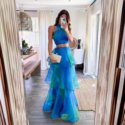 Pretty Fashion Mesh Sleeveless Cake Dress Dresses