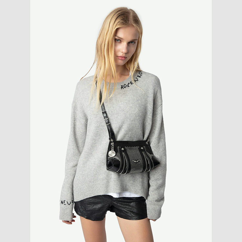 Women's French Niche Classic Cashmere Handmade Wool Sweaters