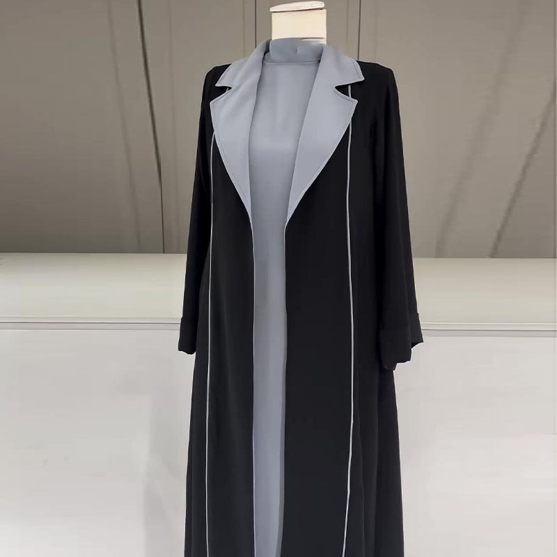 High-grade Fashion Long Robe Trench Outer Coats