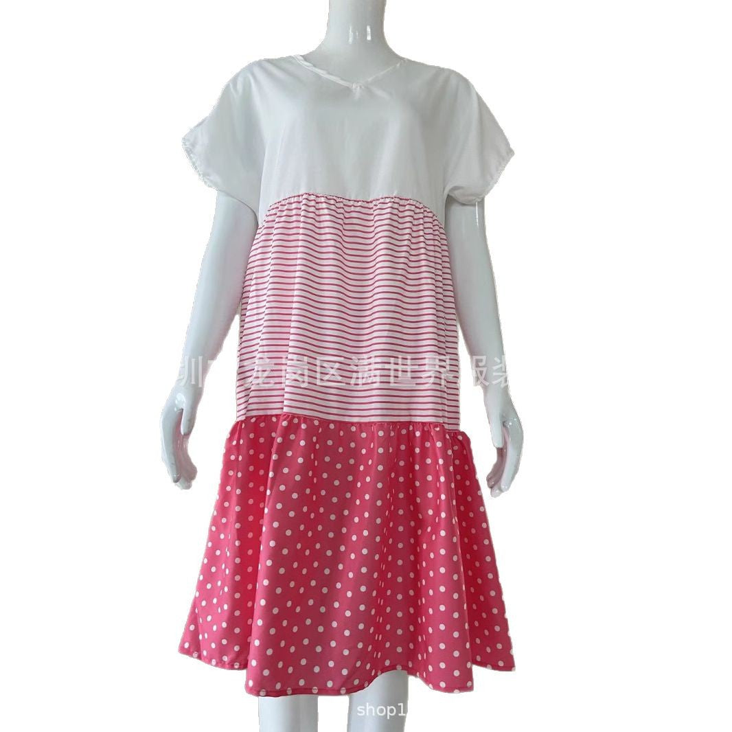 Women's Fashion Digital Printed Sleeve Dress For Dresses