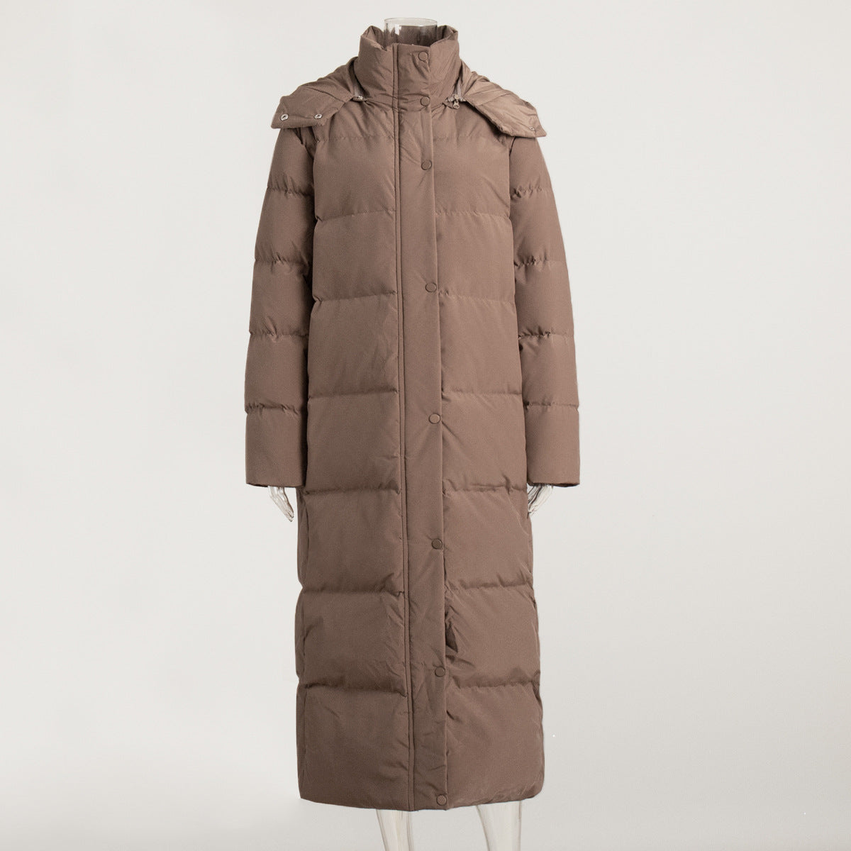 Women's Winter Thickened Long Section Down White Jackets