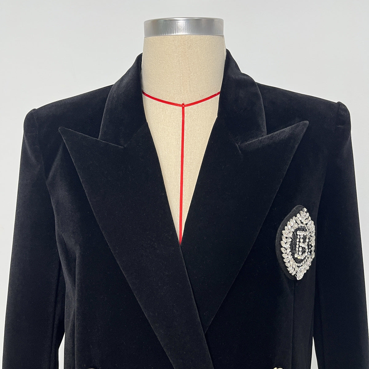 Women's Temperament Commute Collar Advanced Slim Mid-length Blazers
