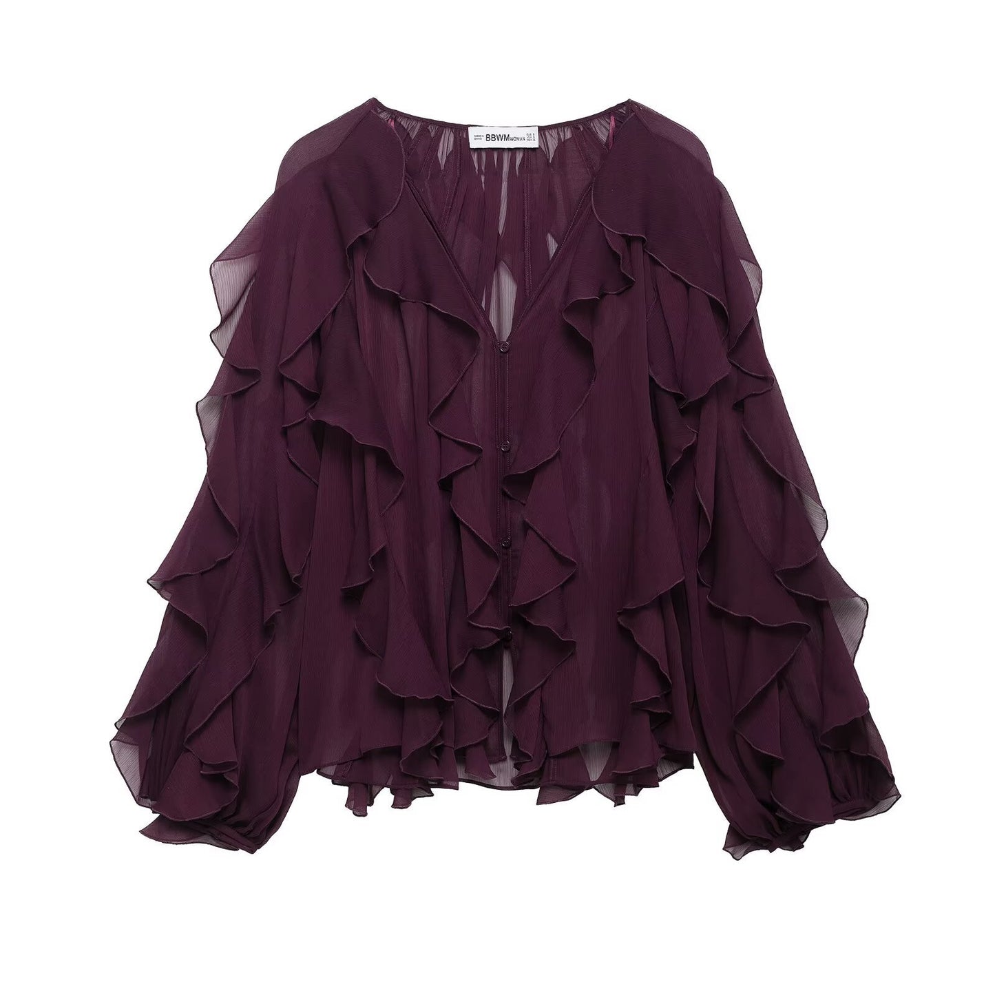 Women's Spring Street Fashion Personality Laminated Decoration Clothing