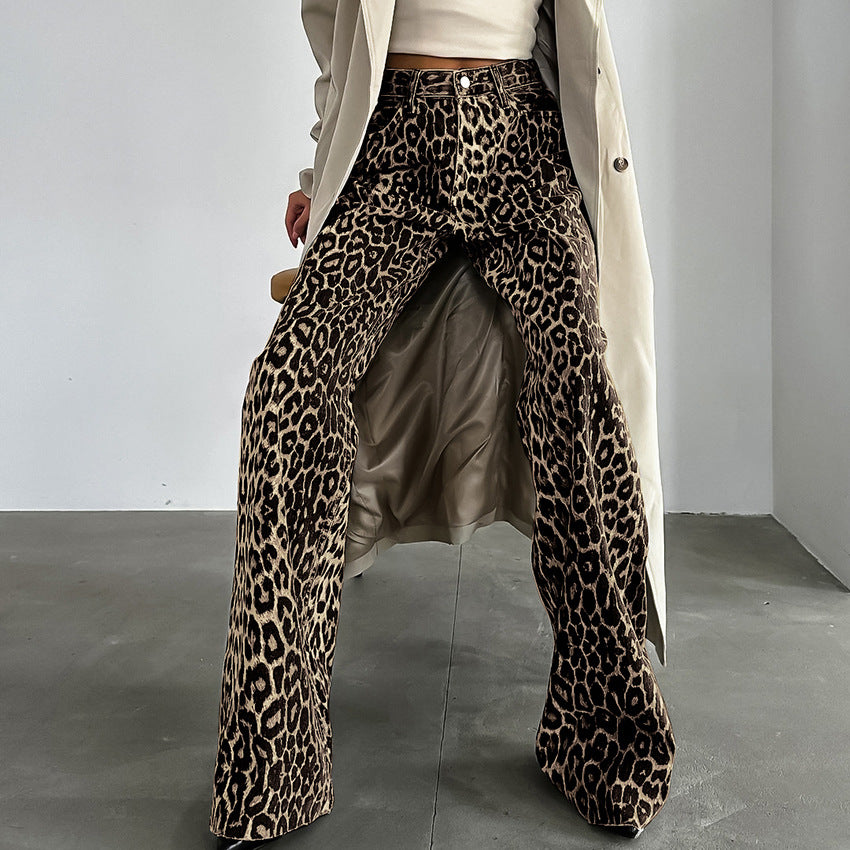 Women's Print Casual Printed Comfortable Niche Street Pants