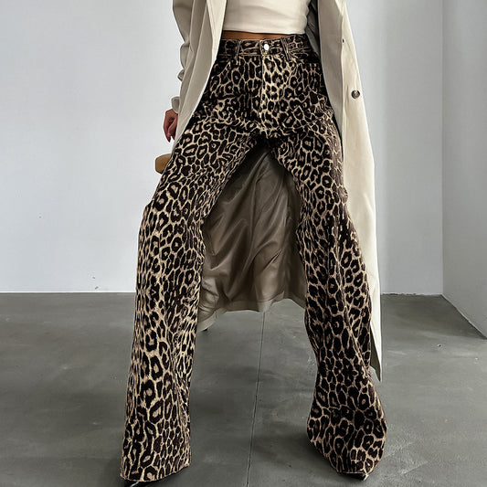 Women's Print Casual Printed Comfortable Niche Street Pants