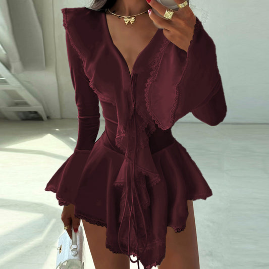 Long Sleeve Dress Female Autumn Hot Dresses