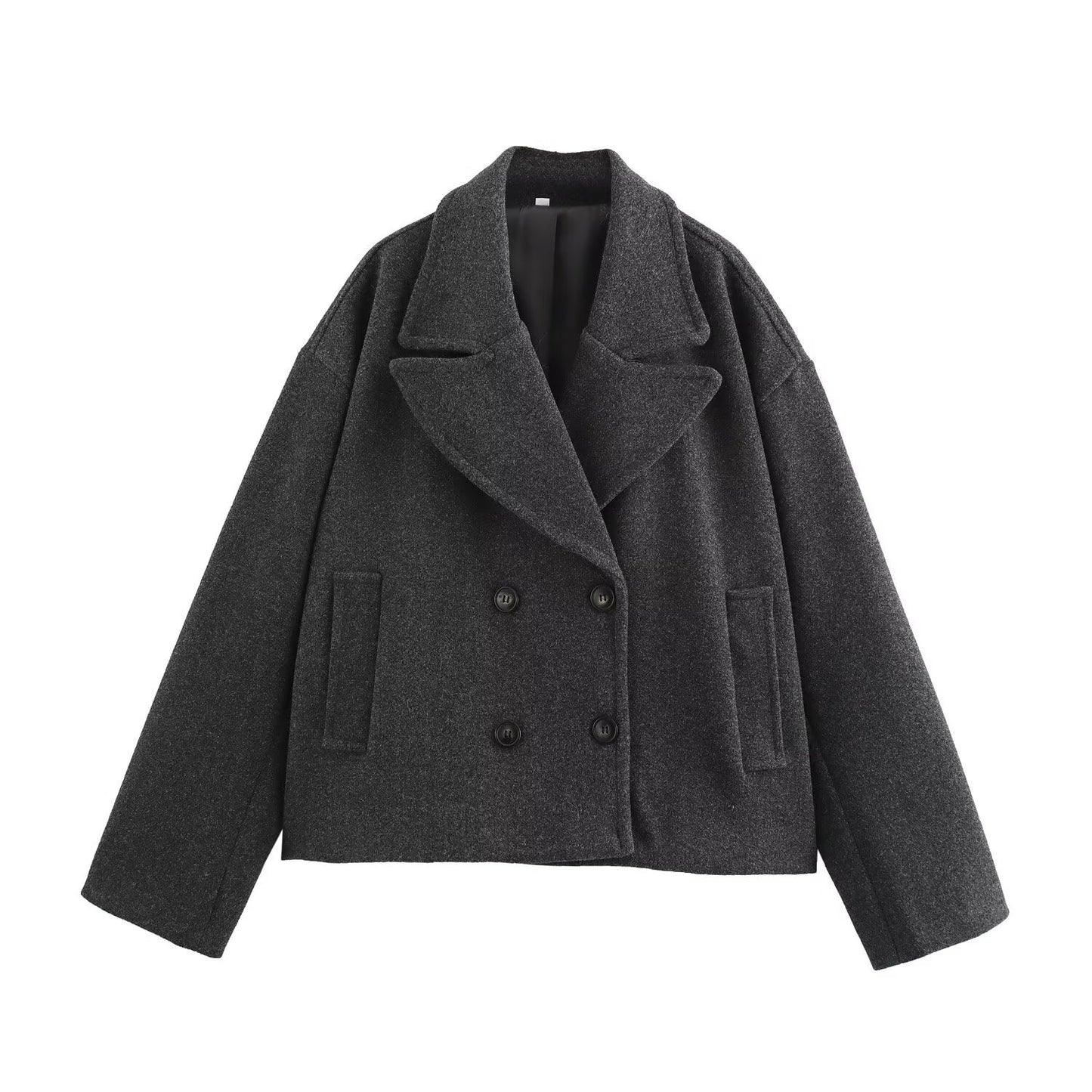 Women's Early Autumn Versatile Double Breasted Large Lapel Coats