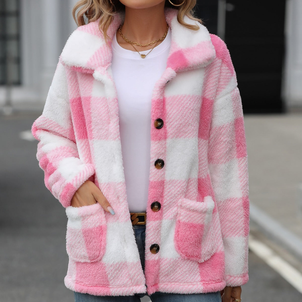 Women's Veet Fashion Wear Lapel Long Sleeve Coats