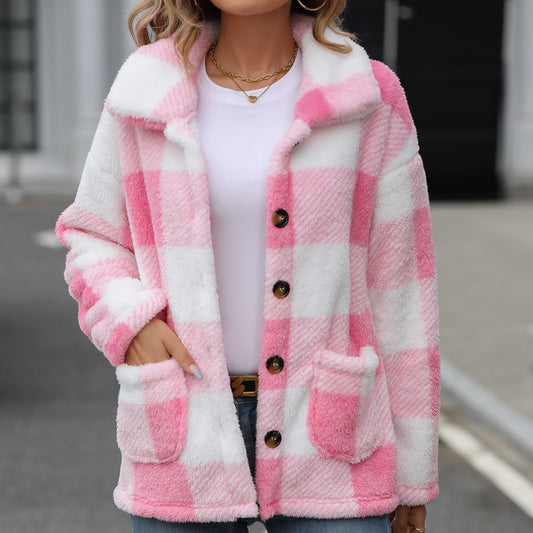 Women's Veet Fashion Wear Lapel Long Sleeve Coats