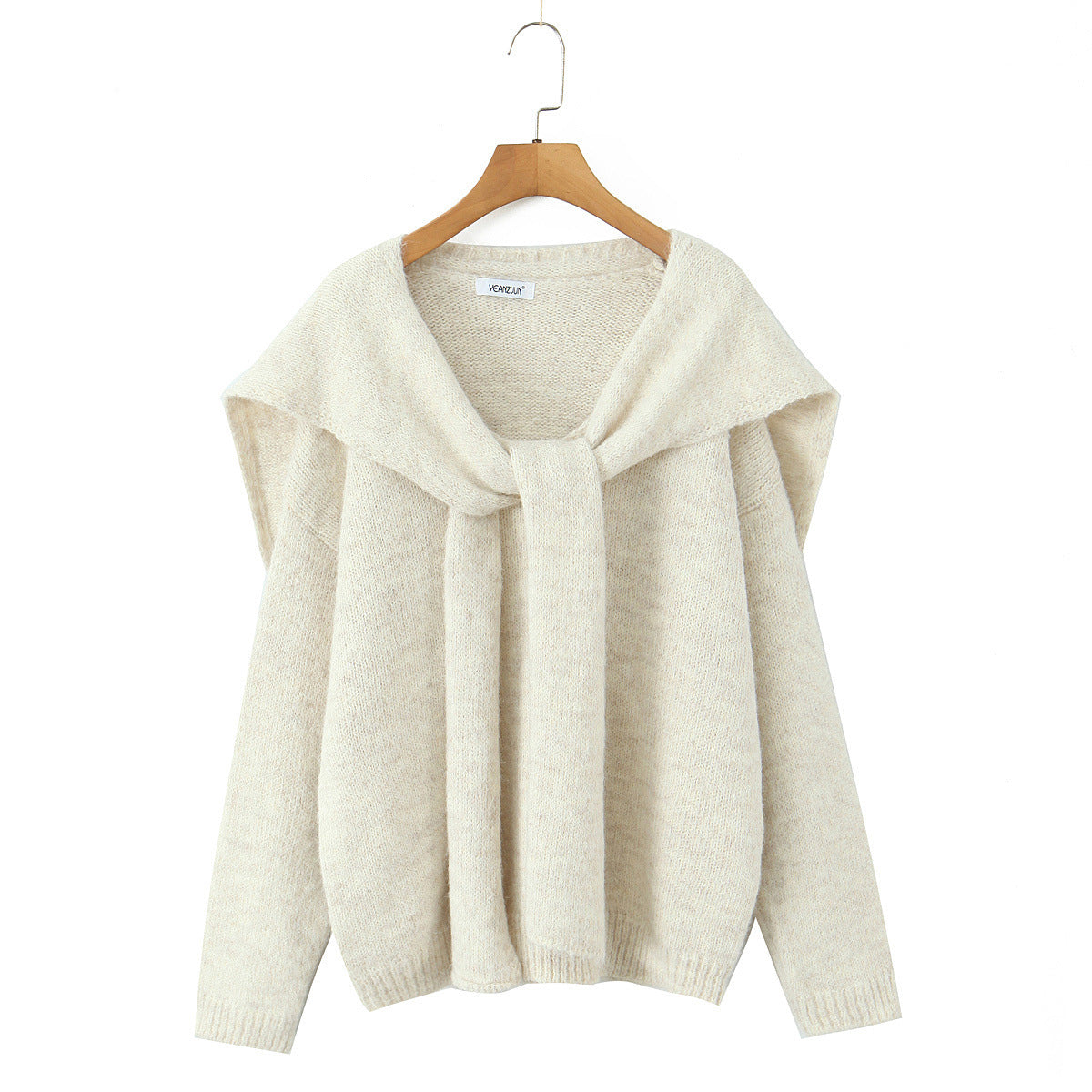 Women's Two-piece Set With Shawl Knitted Pullover Sweaters