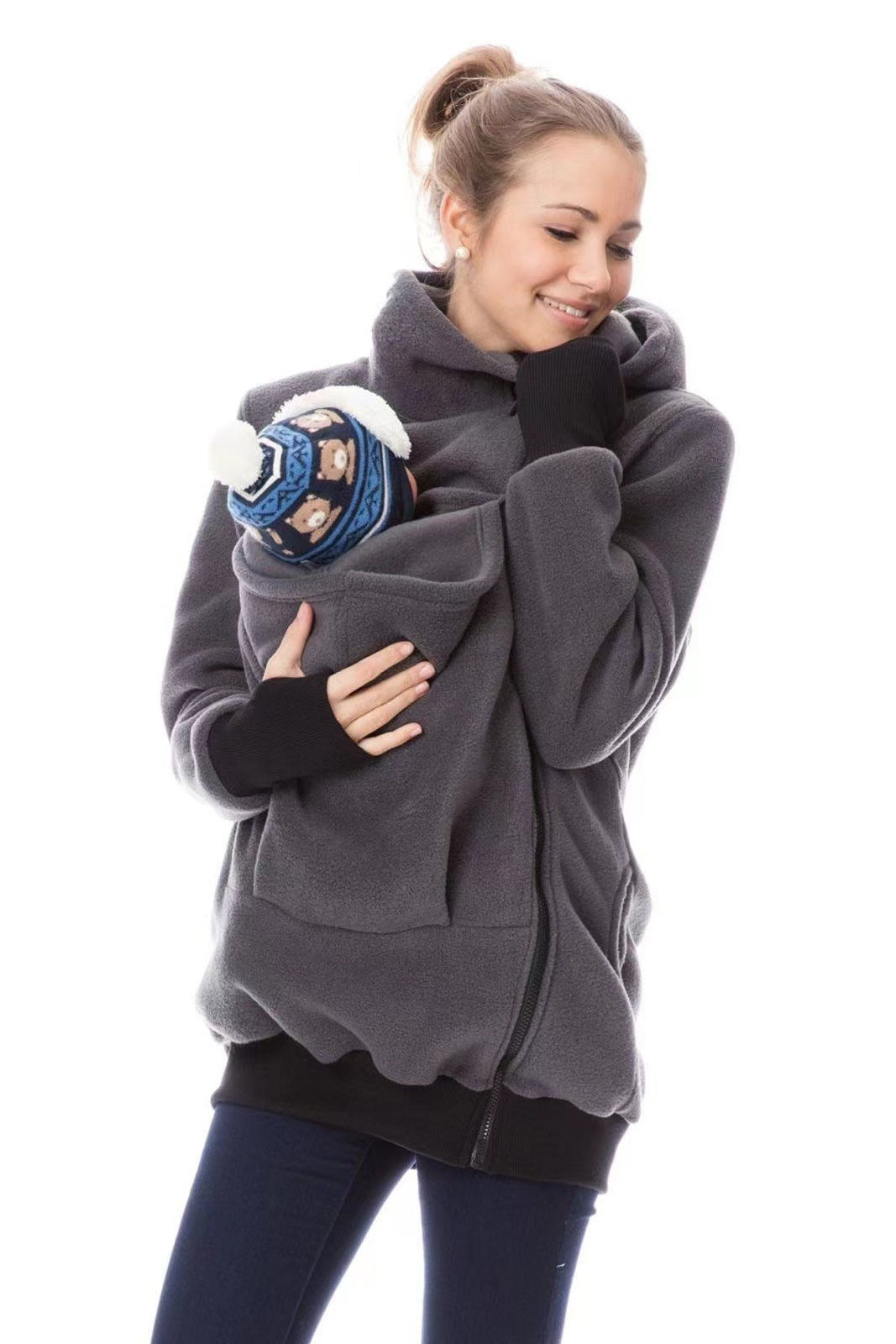 Women's Classy Comfortable Graceful Casual Pouch Sweaters