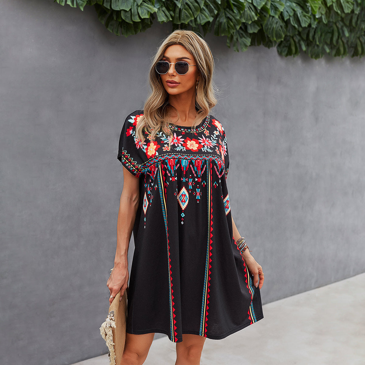 Versatile Design Leisure Holiday Dress Loose Dresses