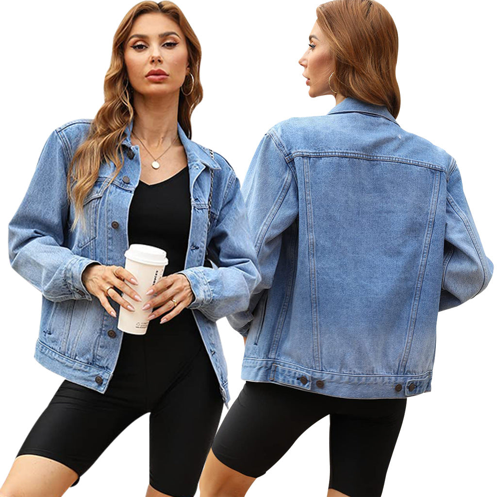 Women's Sexy Fashion Washed Slim Denim Coats