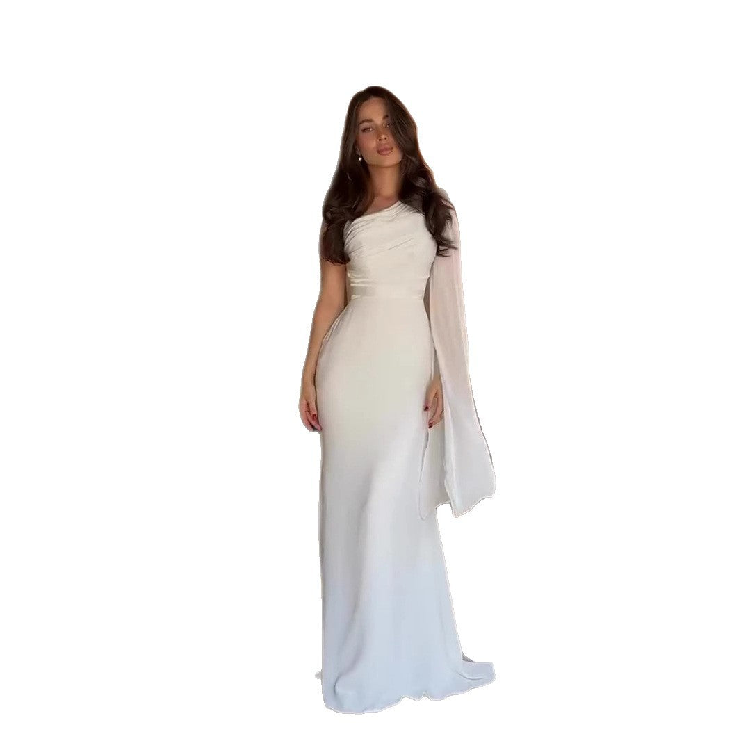 Women's Spring Luxury Soft Elegant Single Long Dresses