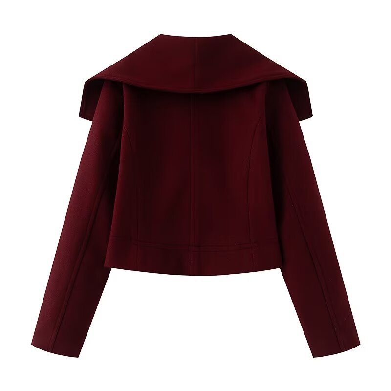 Women's Autumn Street Fashion Casual Woolen Coats